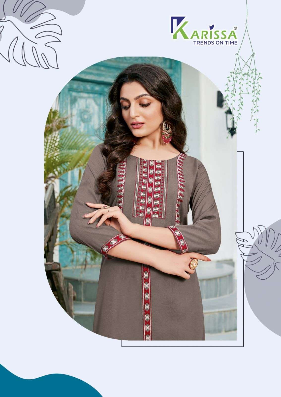 KARISSA®️ Catalog :  REHANA vol-3 Rayon Kurtis wholesale
