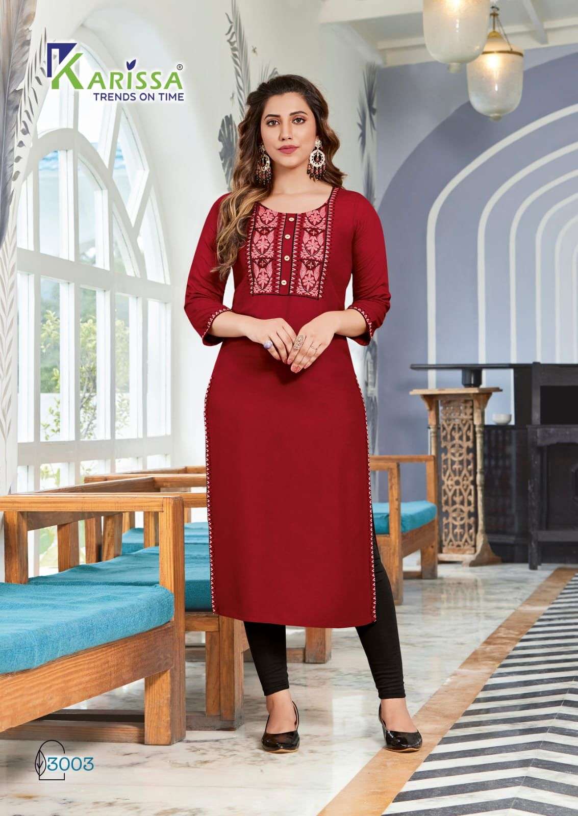 KARISSA®️ Catalog :  REHANA vol-3 Rayon Kurtis wholesale
