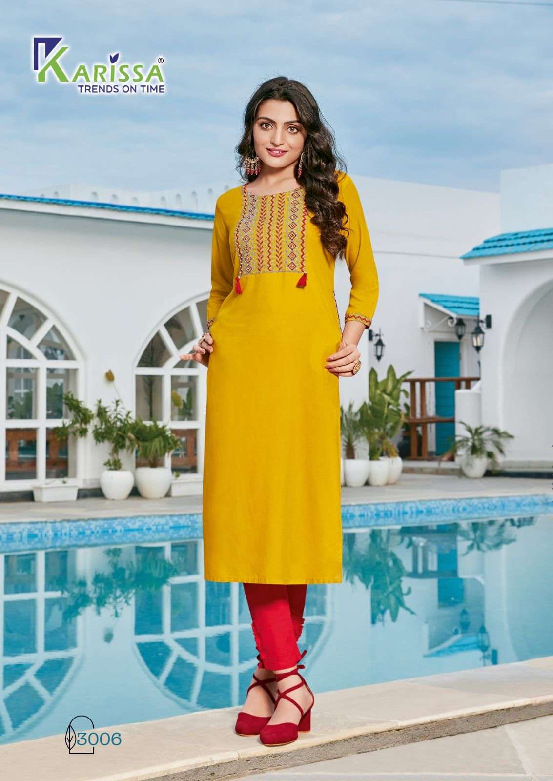 KARISSA®️ Catalog :  REHANA vol-3 Rayon Kurtis wholesale