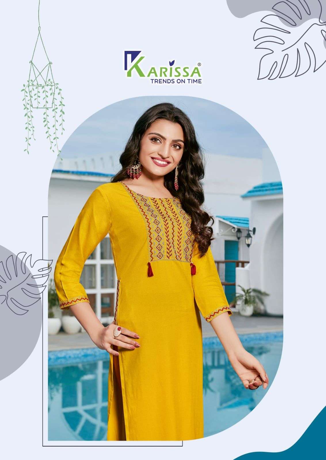 KARISSA®️ Catalog :  REHANA vol-3 Rayon Kurtis wholesale