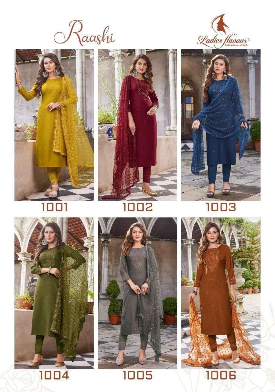 Ladies Flavor launching A New  Series Raashi In Readymade Salwar Suit  For upcoming festival 