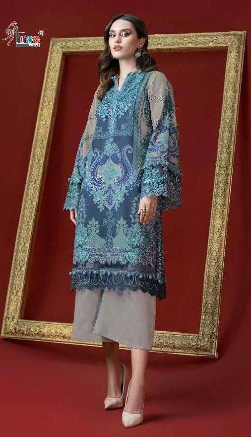SHREE FABS EXCLUSIVE EMBROIDERED SALWAR SUIT ON PAKISTANI STYLE