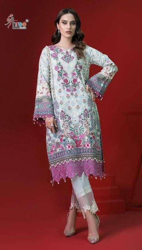 SHREE FABS EXCLUSIVE EMBROIDERED SALWAR SUIT ON PAKISTANI STYLE