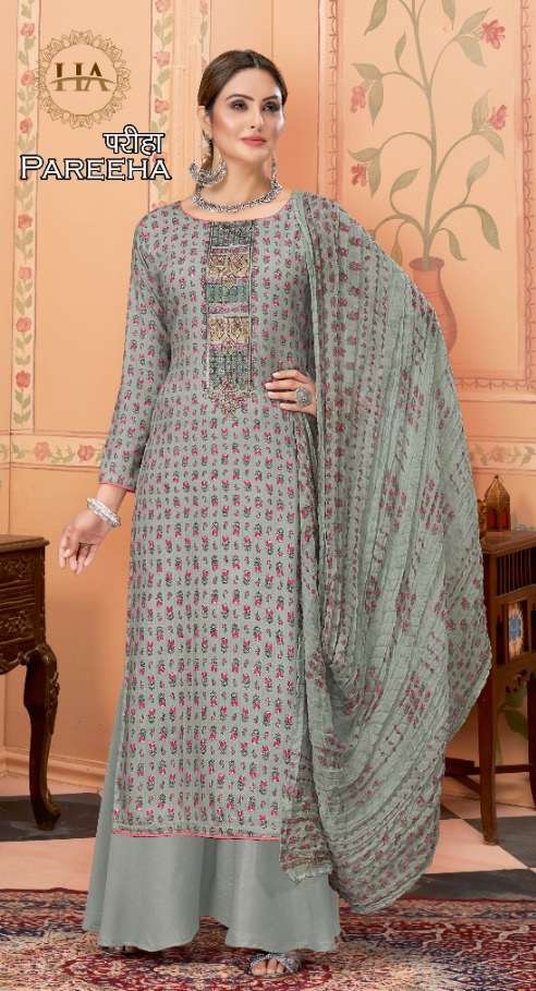  Alok Suit Present Pareeha Reyon Print with Foil with Fancy Embroidery On Wholesale