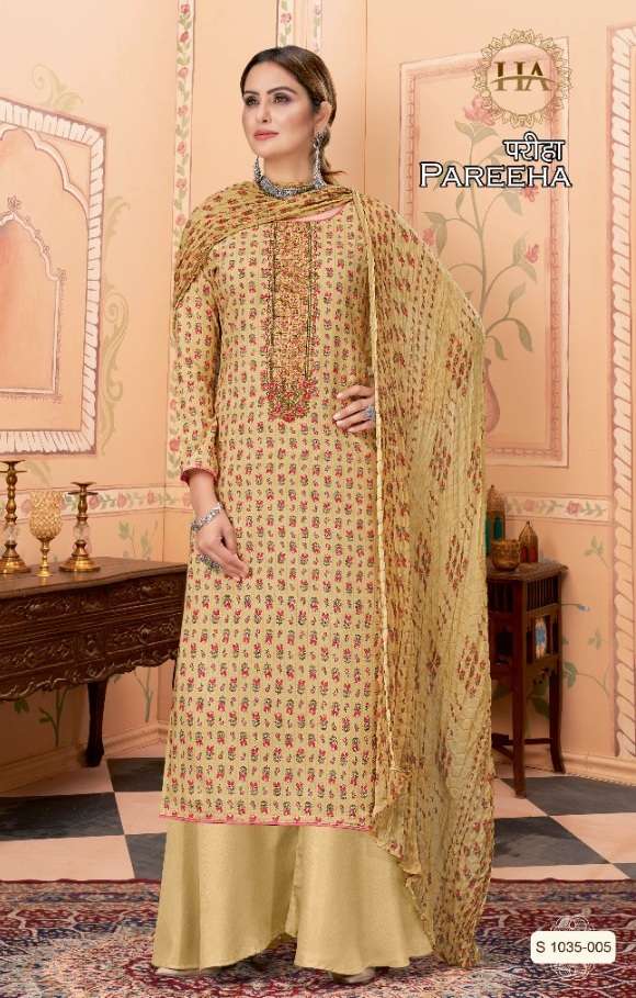  Alok Suit Present Pareeha Reyon Print with Foil with Fancy Embroidery On Wholesale