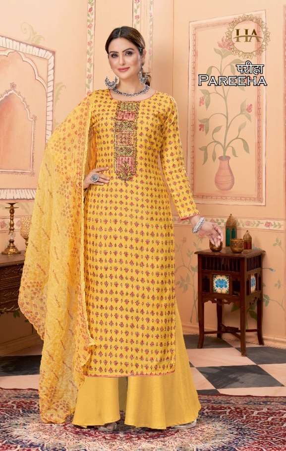  Alok Suit Present Pareeha Reyon Print with Foil with Fancy Embroidery On Wholesale