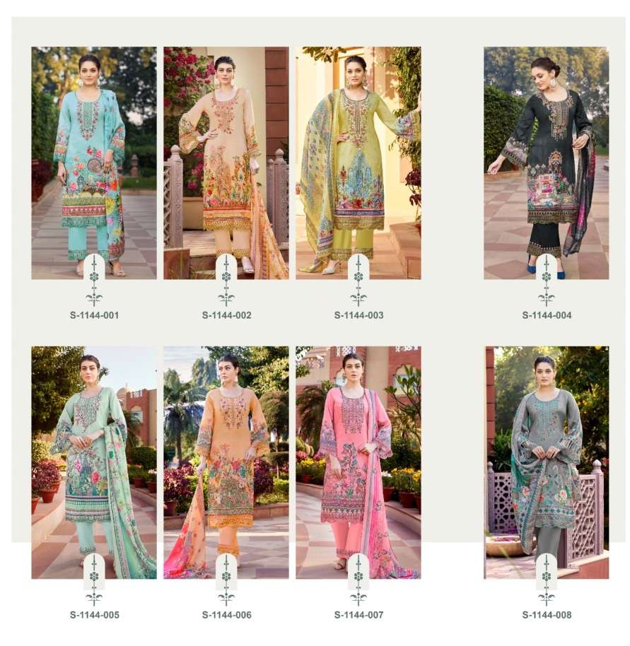 Alok Suit Present Qurbat - 6 Daman Embroidery Patch Work With Swarovski Diamond Work On Wholesale