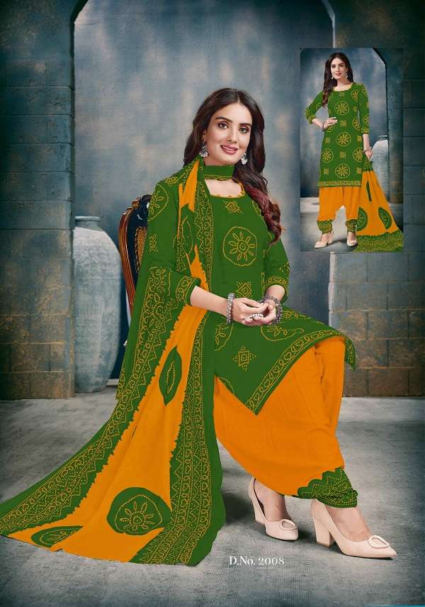 Bandhani vol - 2 Dress Material On Bandhani Style Catlogue on Wholesale 