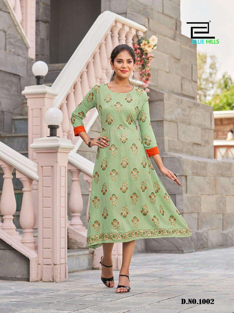 Blue Hills Grapes 1 jaipuri wholesale kurtis Style 