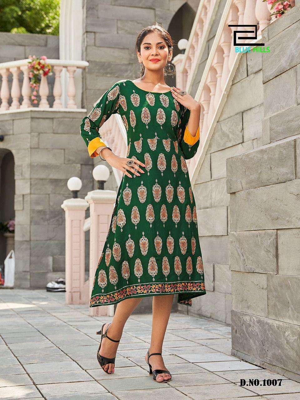Blue Hills Grapes 1 jaipuri wholesale kurtis Style 