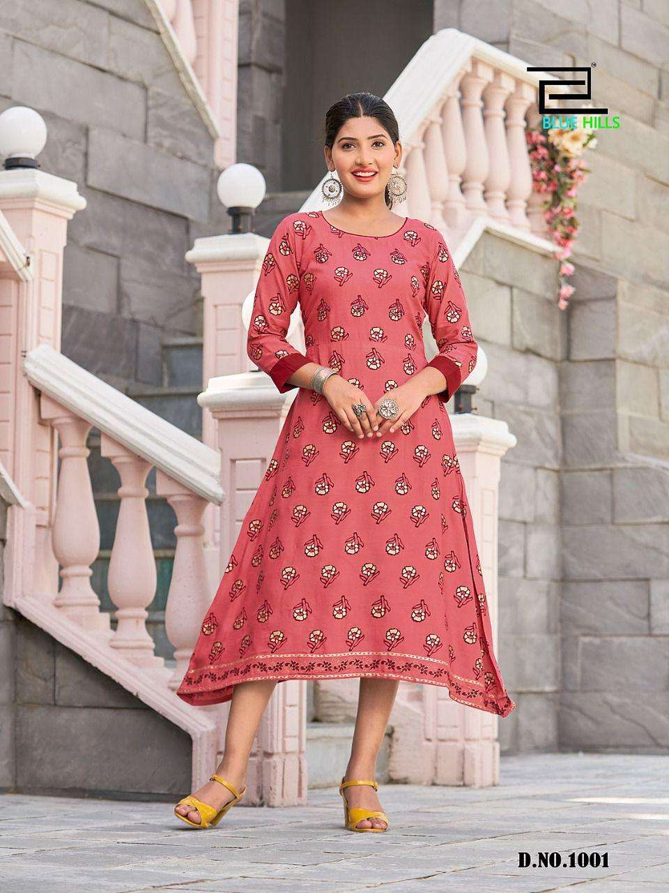 Blue Hills Grapes 1 jaipuri wholesale kurtis Style 