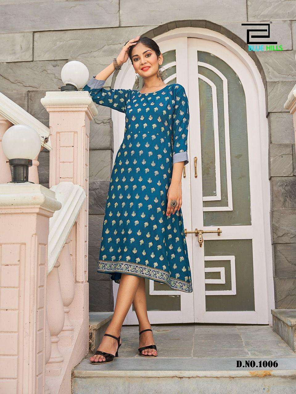Blue Hills Grapes 1 jaipuri wholesale kurtis Style 