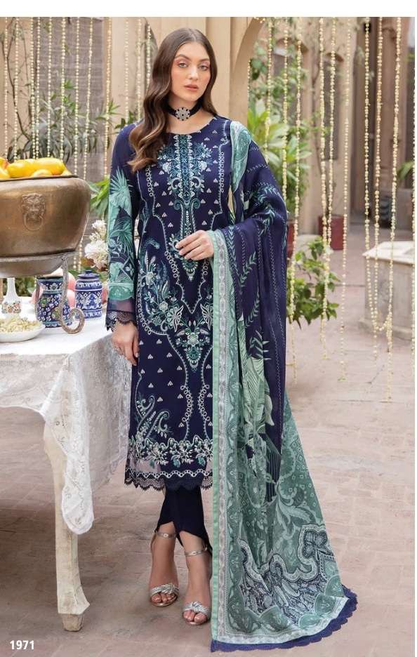 Cheveron lawn-3 by DEEPSY SUITS ON PURE COTTON ON WHOLESALE