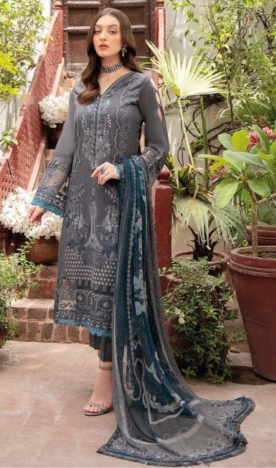 Cheveron lawn-3 by DEEPSY SUITS ON PURE COTTON ON WHOLESALE