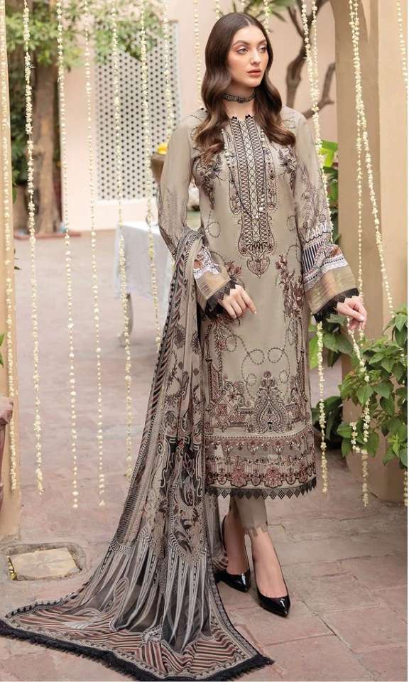 Cheveron lawn-3 by DEEPSY SUITS ON PURE COTTON ON WHOLESALE