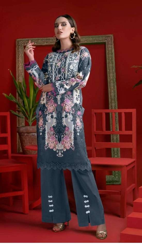 DEEPSY Suit Present Firdous Solitaire-2 Pakistani Style With Heavy Patch Embroidery  