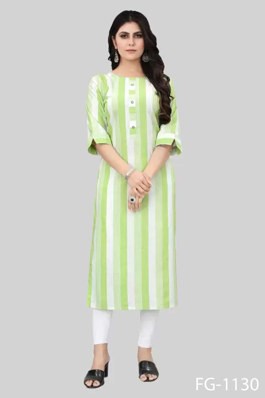 Fashion Galleria Present  Krisha - Vol-16 Stylish Pure Cotton Straight Kurtis On Wholesale