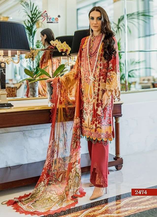 FIRDOUS PRESENT EXCLUSIVE COLLECTION VOL-23  TOP PURE COTTON PRINT WITH EXCLUSIVE EMBROIDERY ON WHOLESALE