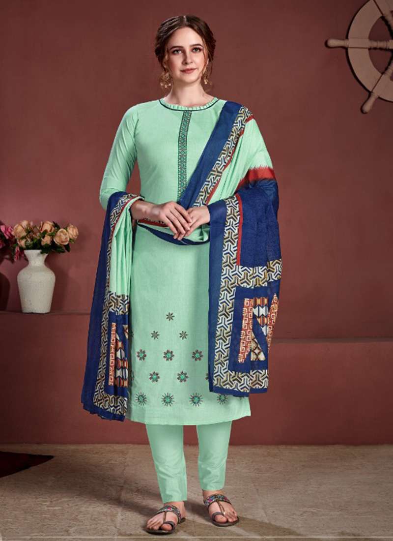 GHUNGHAT VOL 2 BY KAARA SUIT COTTON PRINT WITH EXCLUSIVE EMBROIDERY SUIT ON WHOLESALE