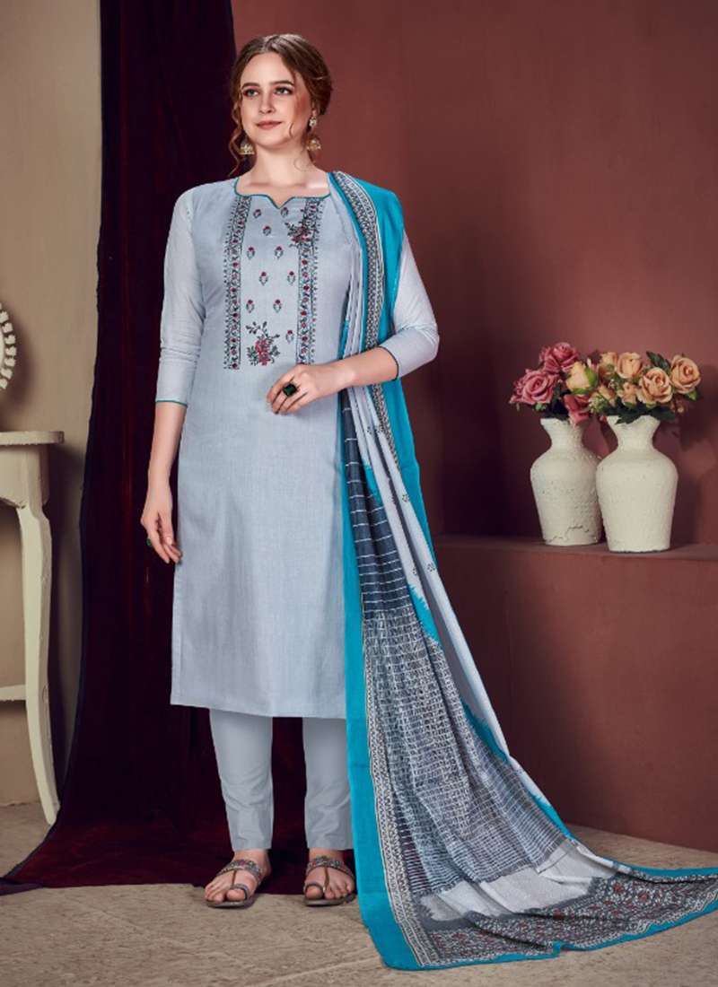 GHUNGHAT VOL 2 BY KAARA SUIT COTTON PRINT WITH EXCLUSIVE EMBROIDERY SUIT ON WHOLESALE