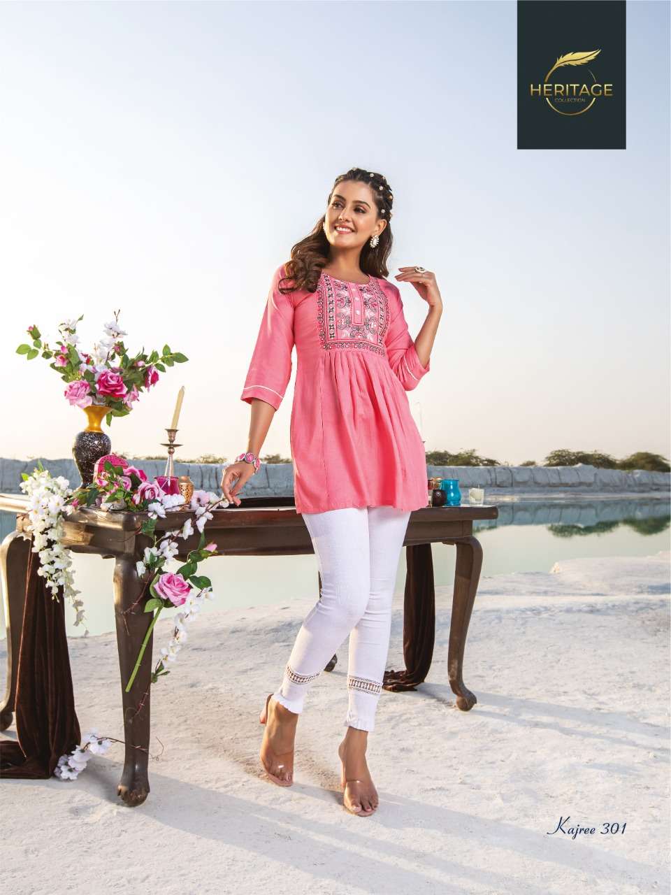 HERITAGE COLLECTION PRESENTS DESIGNER TUNICS WITH CONCEPT EMBROIDERY