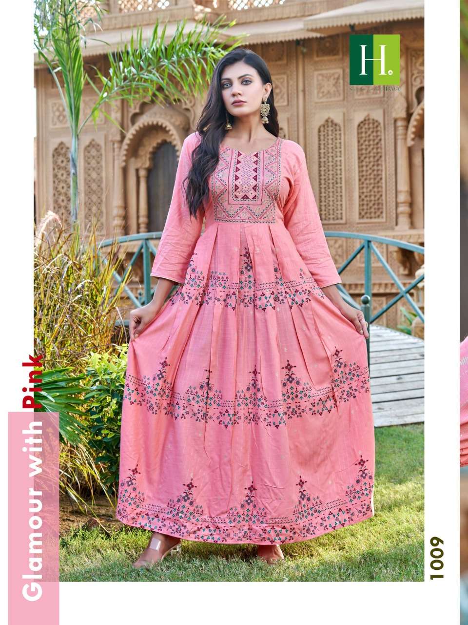  HIRWA Presents Its latest BACK NECK PATTERN STYLE Flare Kurti on  Wholesale