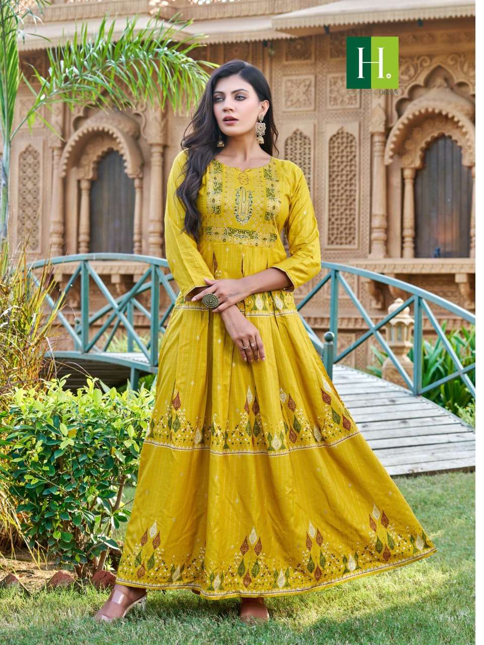  HIRWA Presents Its latest BACK NECK PATTERN STYLE Flare Kurti on  Wholesale