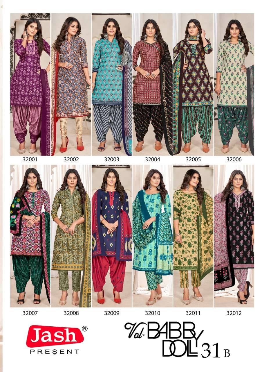 JASH   PRESENT  COTTON PRINT  BABYDOLL   VOL - 31-B DRESS MATERIAL