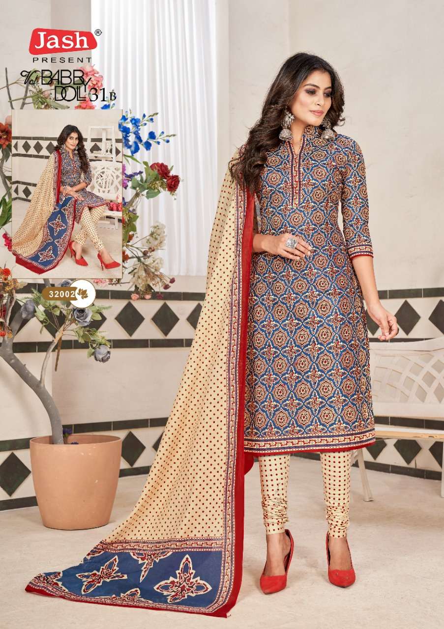 JASH   PRESENT  COTTON PRINT  BABYDOLL   VOL - 31-B DRESS MATERIAL