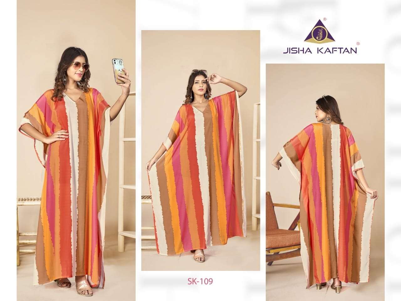 Jisha Kaftan Presents  Silk Kaftan Volume 2 wholesale catalog