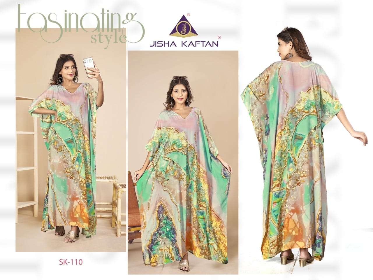 Jisha Kaftan Presents  Silk Kaftan Volume 2 wholesale catalog