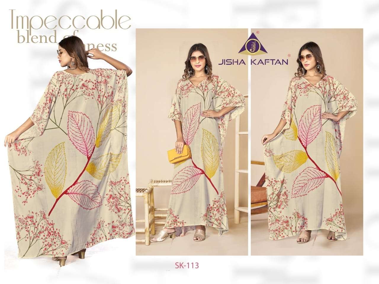 Jisha Kaftan Presents  Silk Kaftan Volume 2 wholesale catalog