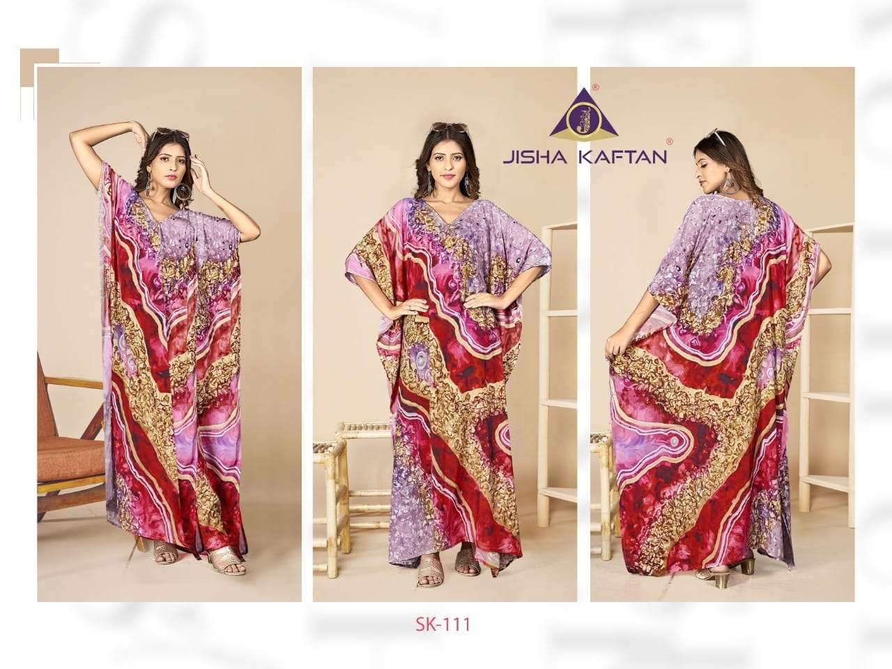Jisha Kaftan Presents  Silk Kaftan Volume 2 wholesale catalog