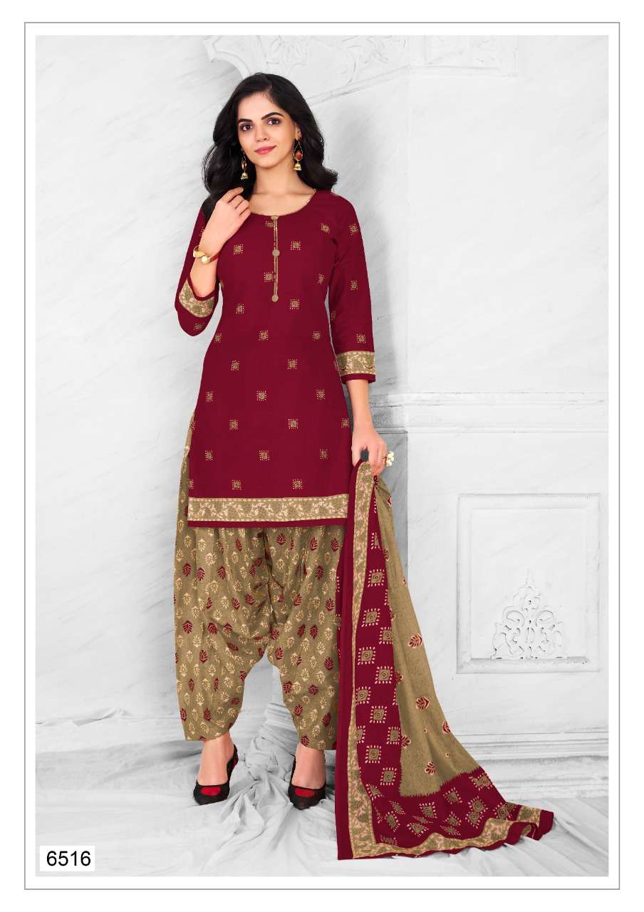 Laado Vol-65 On Patiala Mix Dress Material on Wholesale