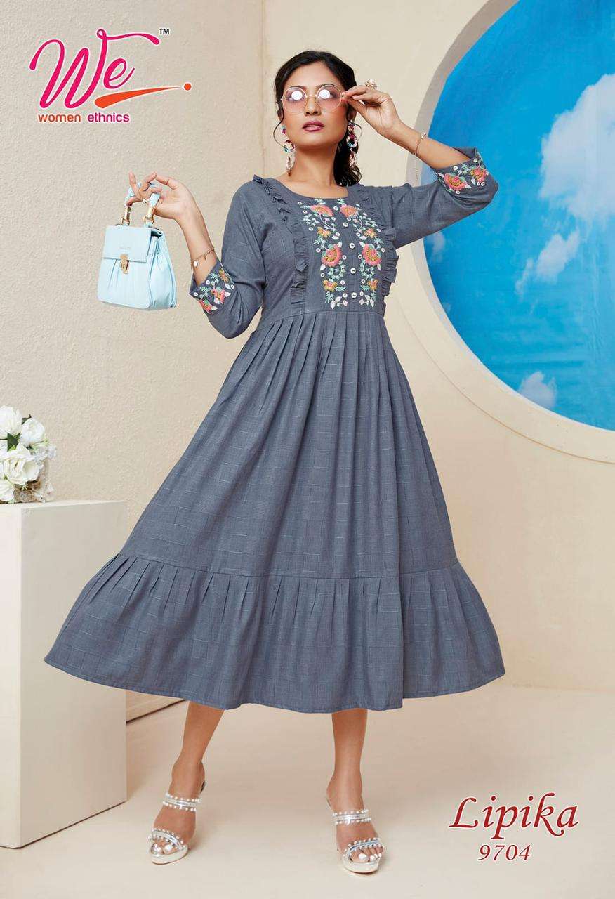 Anarkali Fancy Silk Round Kurti, Wash Care: Dry clean at Rs 550 in Surat