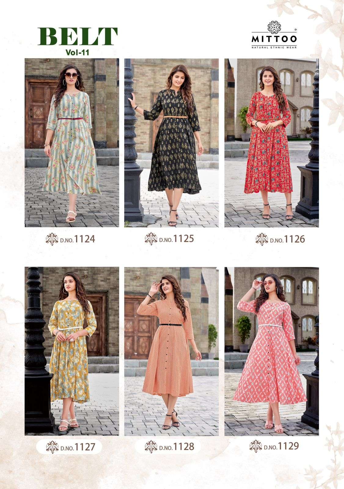 Mittoo Present Belt Vol - 11 On Rayon Print Kurti On Wholesale 