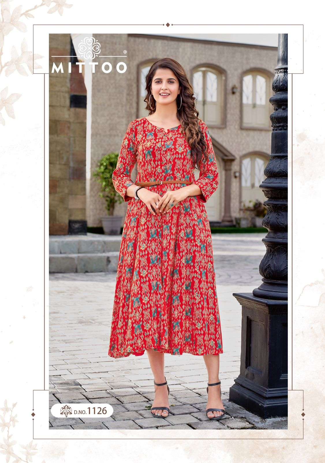 Mittoo Present Belt Vol - 11 On Rayon Print Kurti On Wholesale 