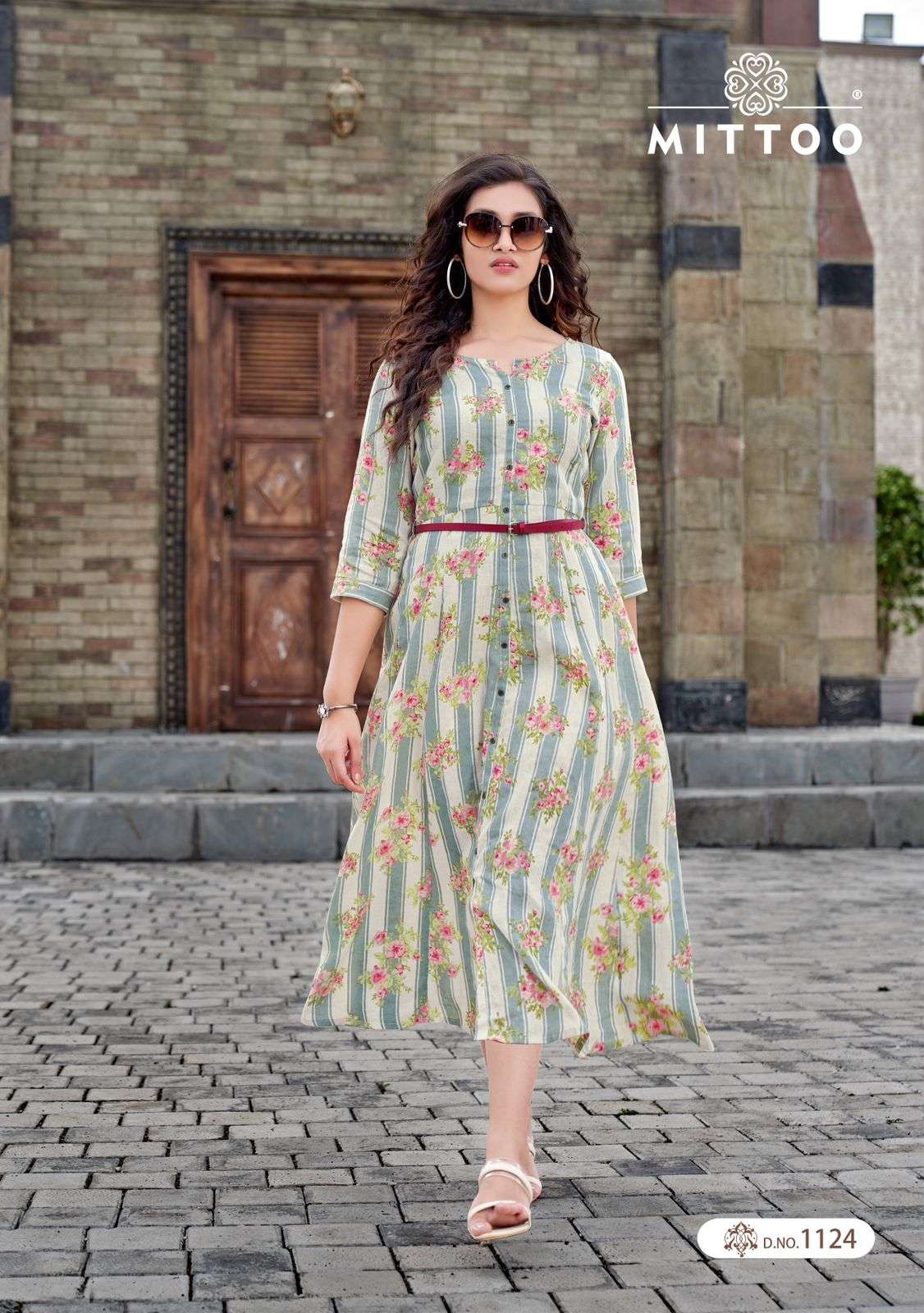 Mittoo Present Belt Vol - 11 On Rayon Print Kurti On Wholesale 