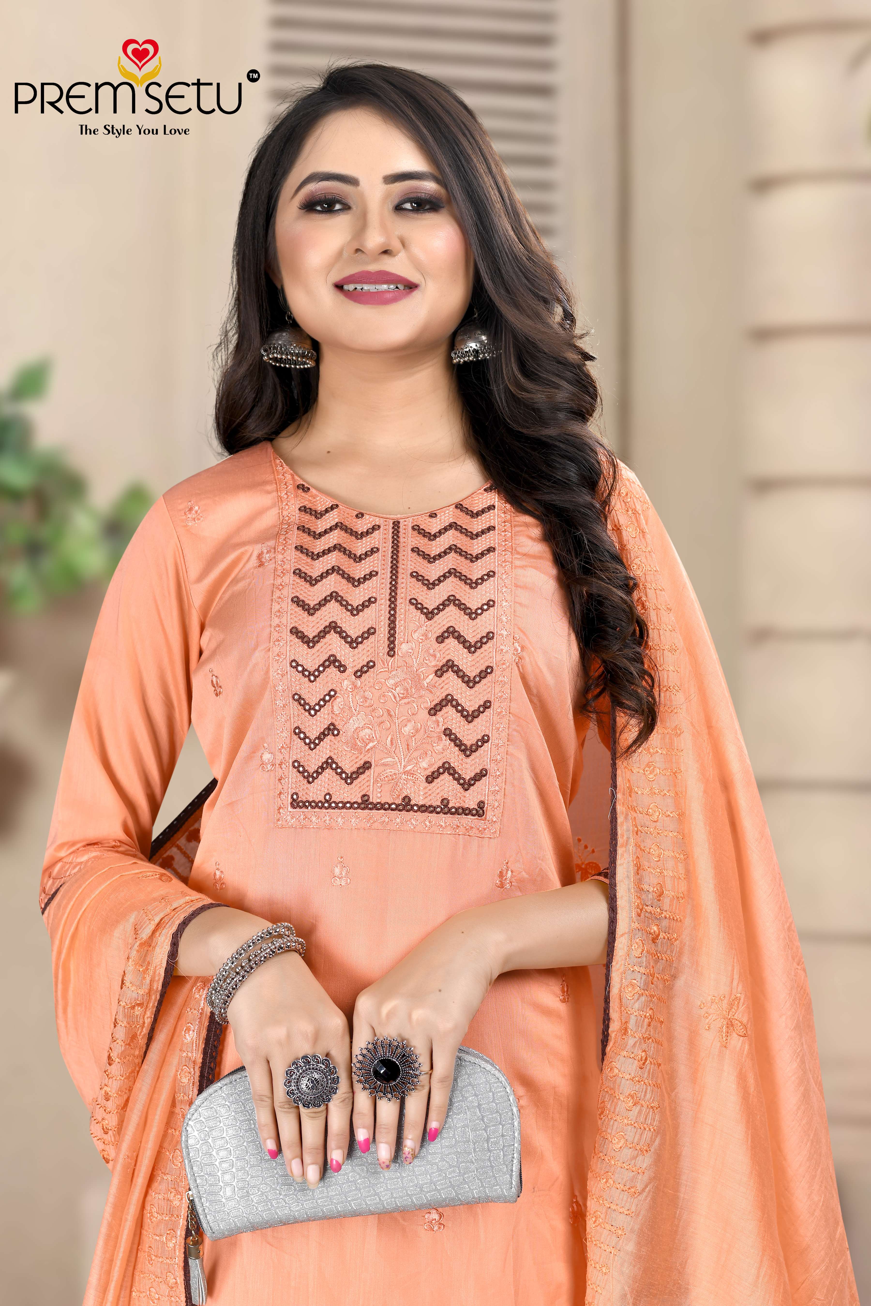 Plain Modal Cotton Ladies Orange Designer Kurti at Rs 1422 in Delhi