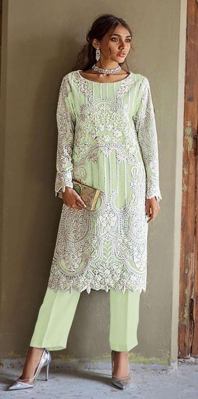 Ramsha Present  R 517 Pakistani Suits Collection Milky Cotton On Wholesale