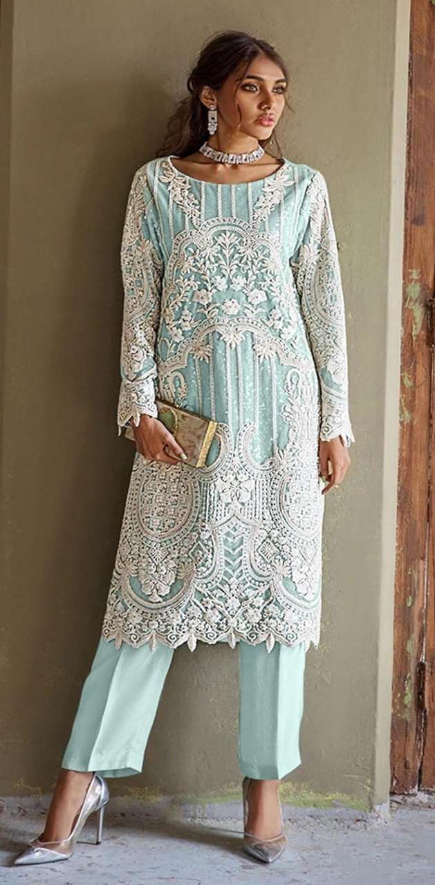 Ramsha Present  R 517 Pakistani Suits Collection Milky Cotton On Wholesale