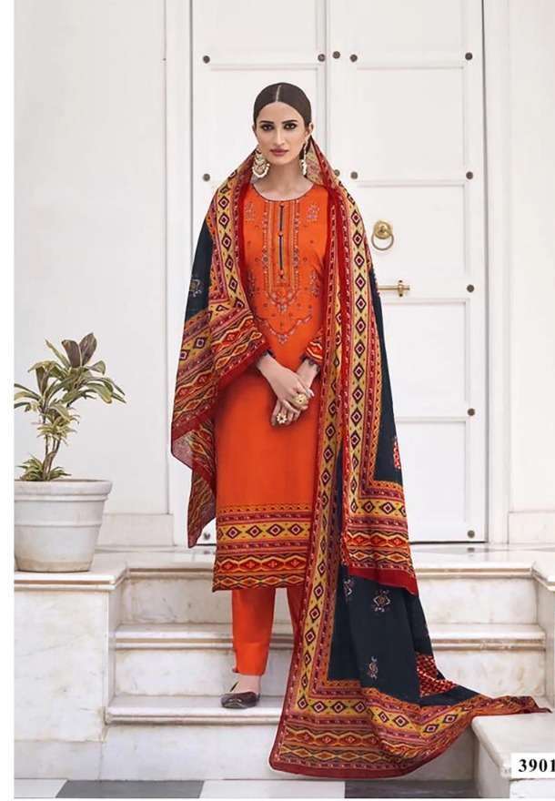 Razia Sultan Vol-39 By Apana Cotton Pakistani Salwar Kameez On Wholesale
