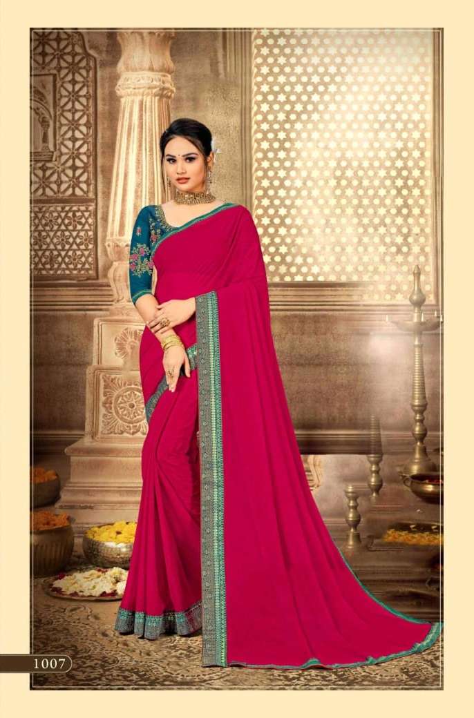 RONISHA LAUNCHED NEW DESIGNER SAREE ON EMBROIDERY