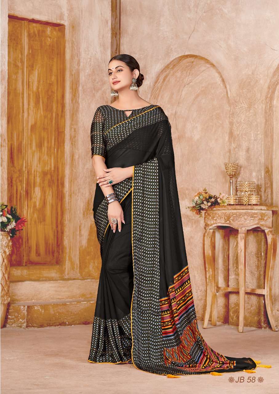 S.R. PRESENT SPECIAL BLACK SAREES FOR UPCOMING FESTIVAL