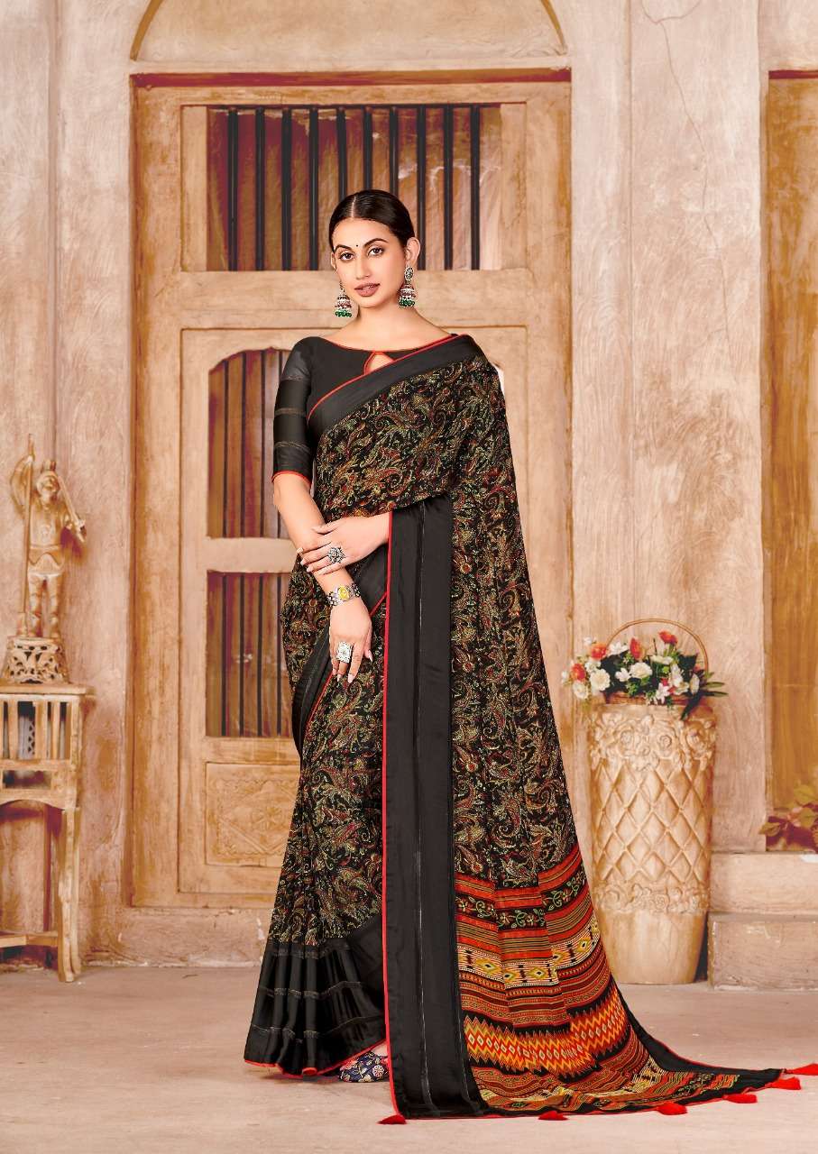 S.R. PRESENT SPECIAL BLACK SAREES FOR UPCOMING FESTIVAL