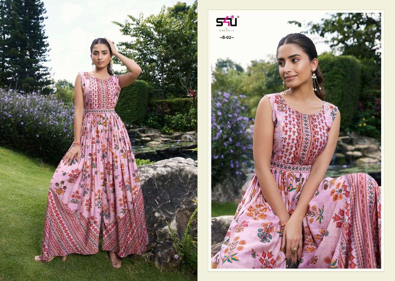 S4U presents Blush Western Kurtis Catalog