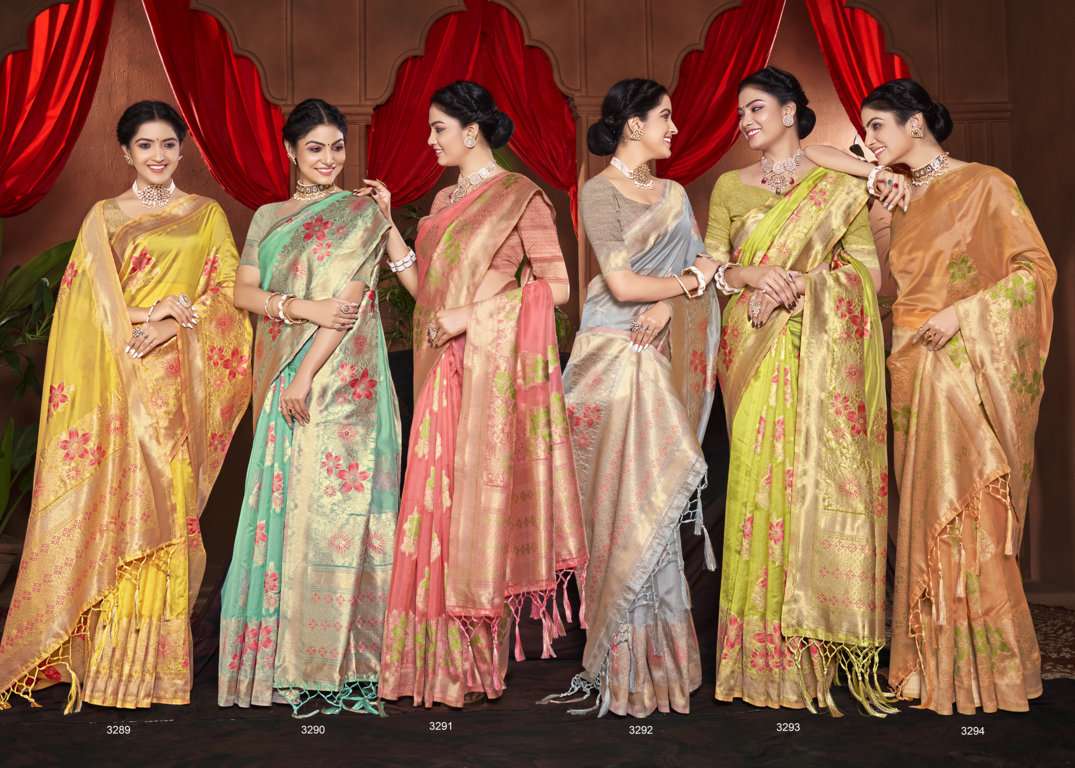 SANGAM PRINTS  PRESENT NEW DEEPKALA A HEAVY SILK SAREE ON WHOLESALE WITH WOVEN WORK