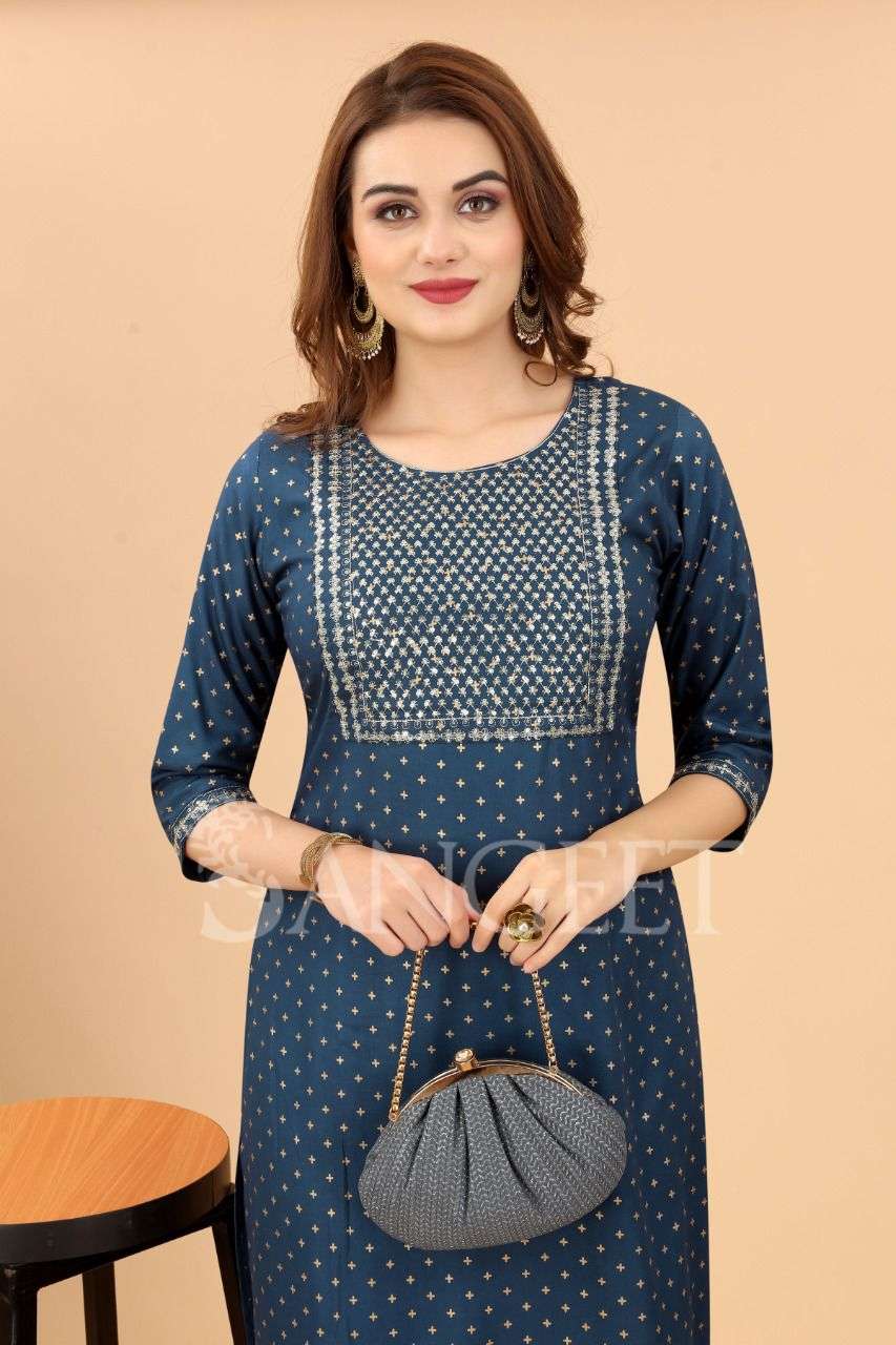 Sangeet Brand Launched Fatafat-2 Casual Kurtis Provide by Wholesale Catalog