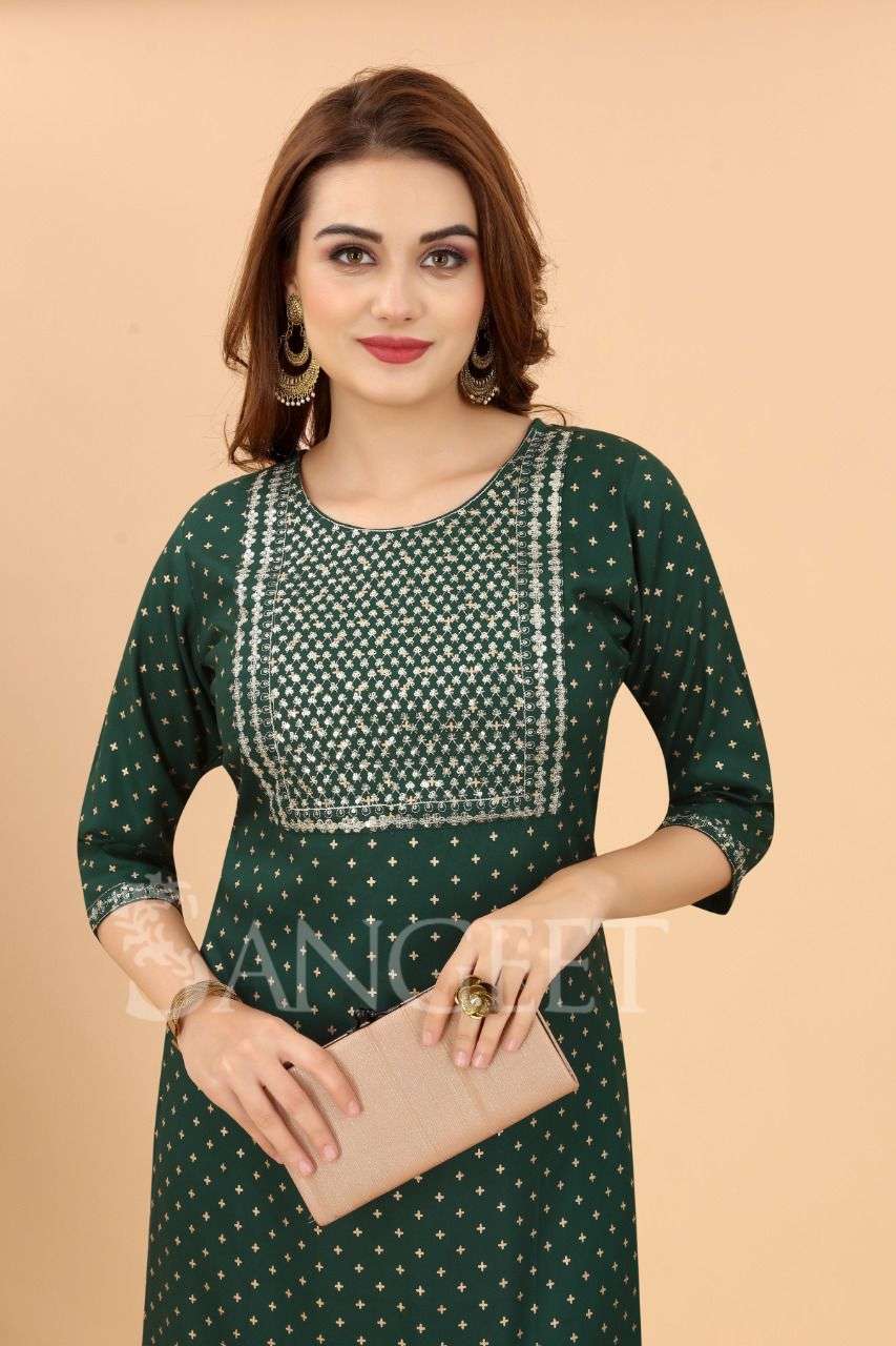Sangeet Brand Launched Fatafat-2 Casual Kurtis Provide by Wholesale Catalog