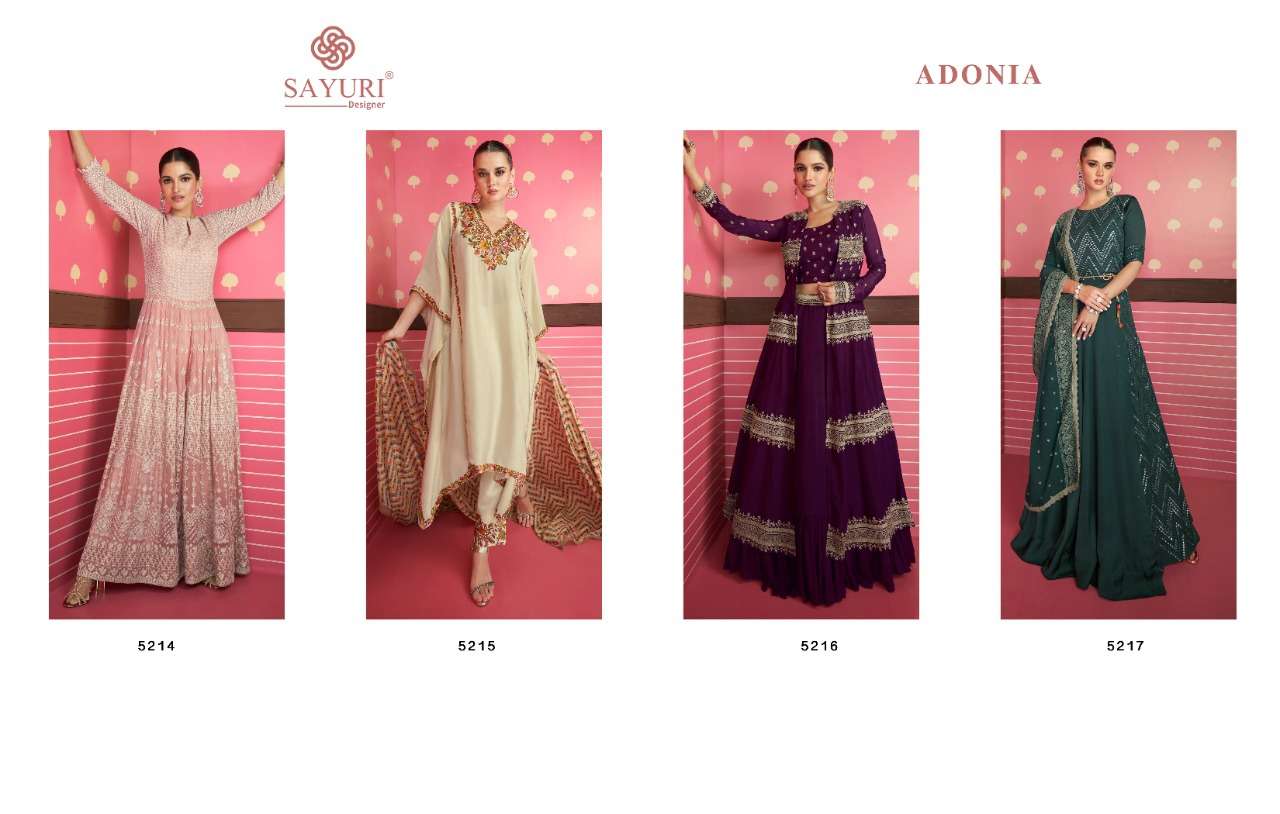 SAYURI DESIGNER PRESENT ADONIA MIX VARIANT ON STYLISH KURTI ON WHOLESALE